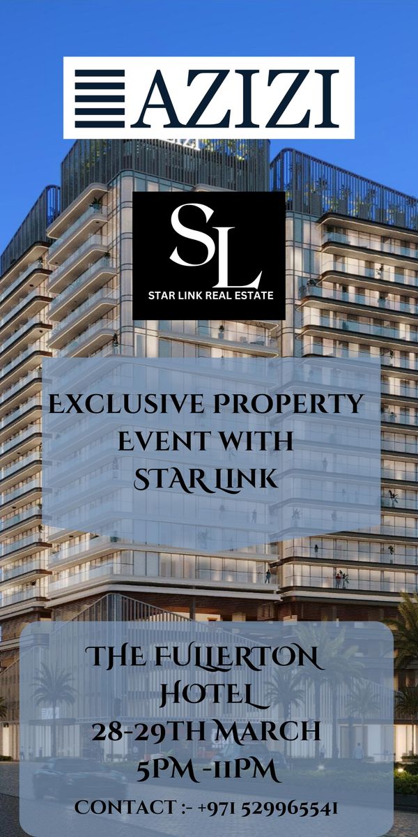 Azizi & Star Link Present an Exclusive Property Roadshow in Singapore