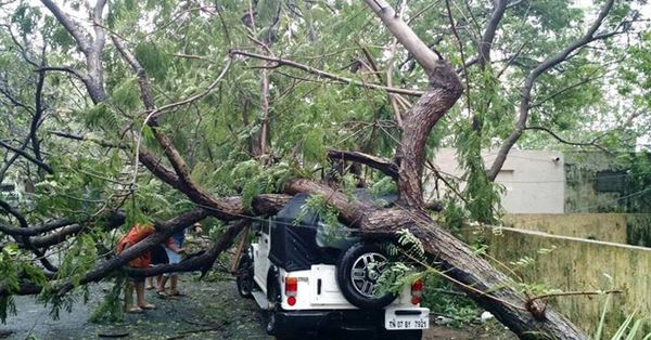 വർധ ചുഴലിക്കൊടുങ്കാറ്റിൽ മരണം ഏഴ്; 266 ദുരിതാശ്വാസ ക്യാമ്പുകള്‍ തുറന്നു; ആന്ധ്ര, പുതുച്ചേരി തീരങ്ങളിലും കനത്ത ജാഗ്രത നിര്‍ദ്ദേശം