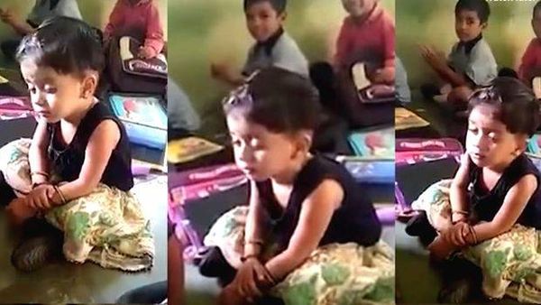 ക്ലാസിലിരുന്ന്  ഉറങ്ങിപോയതിനു  ചമ്മിയാലെന്താ.....; പുള്ളിക്കാരിയങ്ങ്‌ വൈറലായില്ലേ...!