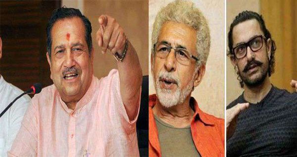 ആമീര്‍ ഖാനും നസറുദ്ദീന്‍ ഷായുംരാജ്യദ്രോഹികളെന്ന് ഇന്ദ്രേഷ് കുമാര്‍