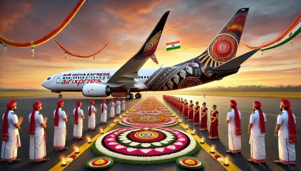 ആകാശത്ത് ഓണസദ്യയുമായി എയർ ഇന്ത്യ