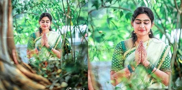 നടി വിദ്യ ഉണ്ണിയുടെ കല്യാണ ഷൂട്ട്  ചിത്രങ്ങളും വിഡിയോയും വൈറലാവുന്നു