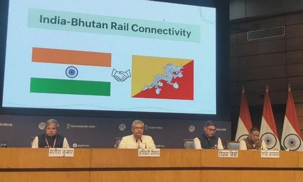India announces 2 cross-border rail links with Bhutan