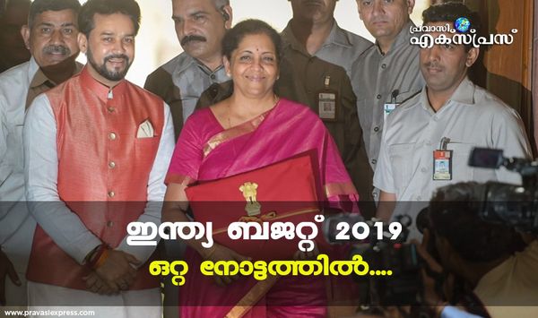 ബജറ്റ് : ഒറ്റ നോട്ടത്തില്‍....