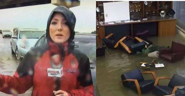 ഹൂസ്റ്റണില്‍  ലൈവ് റിപ്പോര്‍ട്ടിംഗിനിടെ വെള്ളപ്പൊക്കത്തില്‍ കുടുങ്ങിയ ആളുടെ ജീവന്‍ രക്ഷിച്ചു; റിപ്പോർട്ടര്‍ക്കും ഫൊട്ടോഗ്രാഫര്‍ക്കും അഭിനന്ദനപ്രവാഹം