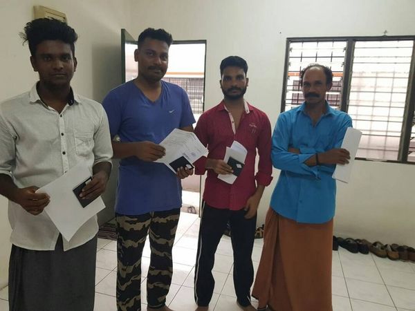 മ​ലേ​ഷ്യ​യി​ൽ വീ​സ ത​ട്ടി​പ്പി​നി​ര​യാ​യി കുടുങ്ങിയ മലയാളികളില്‍ നാല് പേരെ കൂടി നാട്ടിലെത്തിച്ചു