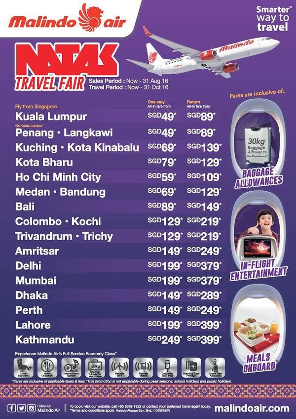 Malindo Air Great Deals "NATAS Travel Fair 2016"