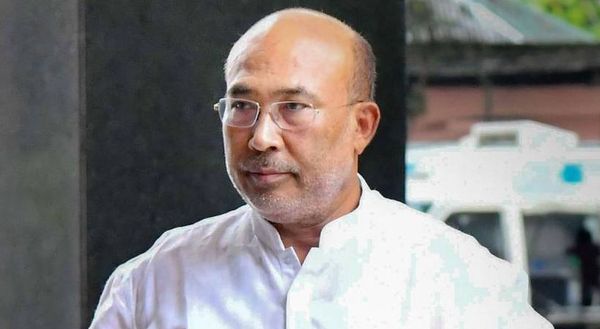 മണിപ്പൂർ മുഖ്യമന്ത്രി എൻ ബിരേൻ സിങ് രാജിവെച്ചു