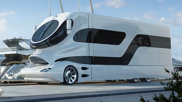 Marchi Mobile's eleMMent RV - a $3 million luxury mansion on wheels