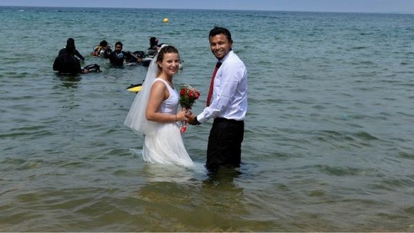 ആഴക്കടലിൽ നിന്നൊരു താലിക്കെട്ട്. സംഭവം ഇങ്ങ് കേരളത്തിൽ!!