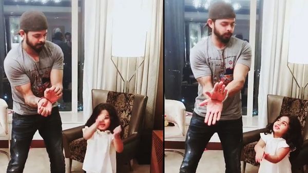 'എന്‍റെ സ്നേഹം, എന്‍റെ ലോകം'; സോഷ്യൽ മീഡിയയിൽ താരങ്ങളായി ശ്രീശാന്തും മകളും