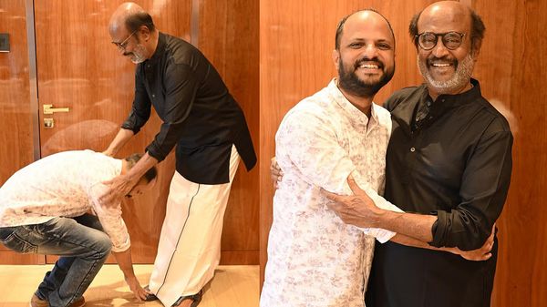 2018 ന്‍റെ ഓസ്കർ പ്രവേശനം; രജിനികാന്തിന്‍റെ കാൽ തൊട്ട് വണങ്ങി ജൂഡ് ആന്‍റണി