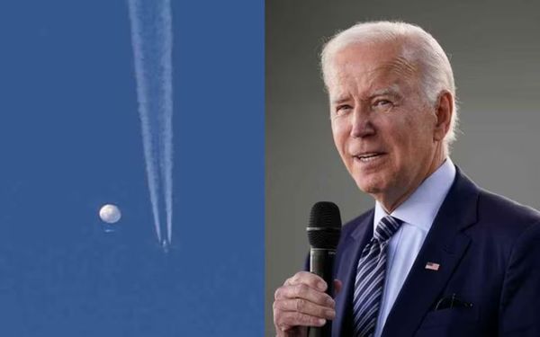 ചൈനീസ് ചാരബലൂണ്‍ വെടിവെച്ചിട്ട് യു.എസ്; കാറ്റില്‍ ദിശതെറ്റിയതാകാമെന്ന് ചൈന