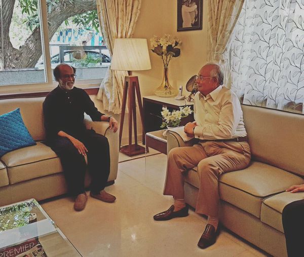 മലേഷ്യന്‍ പ്രധാനമന്ത്രി രജനികാന്തിന്റെ വീട്ടിലെ  അതിഥി