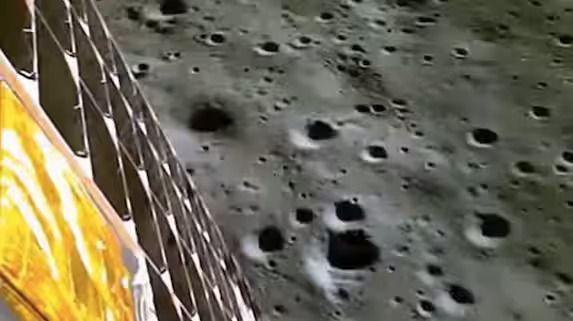 ചന്ദ്രയാൻ ലാൻഡിംഗ് ദൃശ്യങ്ങൾ പുറത്ത് വിട്ട് ഐഎസ്ആർഒ