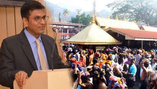 'ശബരിമല യുവതീ പ്രവേശന വിധിക്ക് ശേഷം നിരവധി ഭീഷണിയുണ്ടായി; വെളിപ്പെടുത്തലുമായി ജസ്റ്റിസ് ഡി.വൈ ചന്ദ്രചൂഡ്