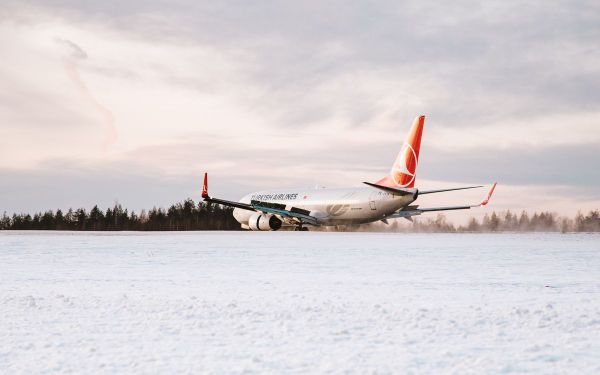 Turkish Airlines opened a new direct flight to Rovaniemi, Lapland.