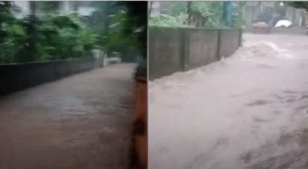 പാലക്കാട് പാലക്കയത്ത് ഉരുൾപൊട്ടൽ; കടകളിലും വീടുകളിലും വെള്ളം കയറി