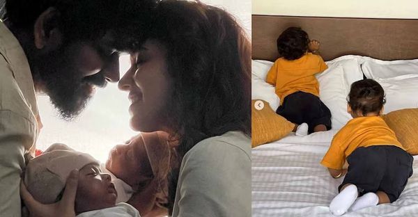 ഉയിരിനെയും ഉലകിനെയും ചേർത്തുപിടിച്ച് വിഘ്നേശും നയൻതാരയും