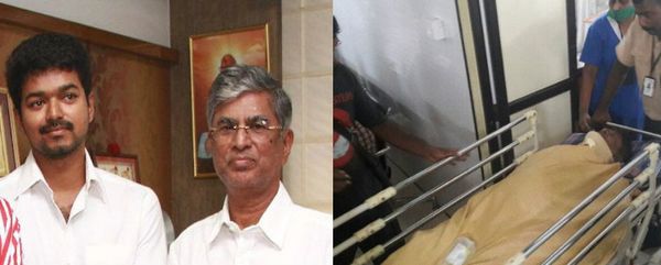 അച്ഛന് പരിക്ക്. ഇളയദളപതി നാളെ കേരളത്തിലേക്ക്