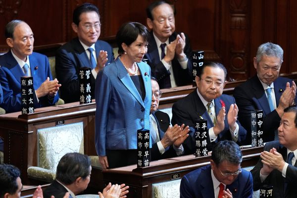 Japan's parliament elects Sanae Takaichi as nation's first female prime minister