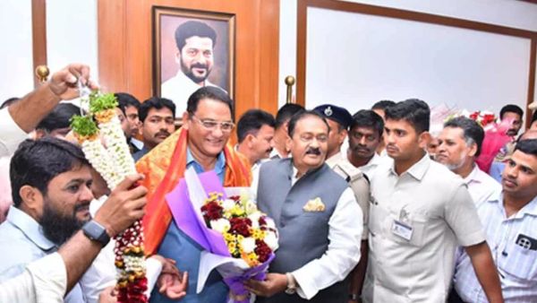Azharuddin takes charge as minister in Telangana