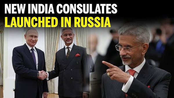 Jaishankar inaugurates two new Indian consulates in Russia