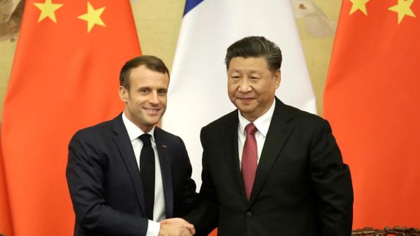 Macron arrives in China for talks with Xi on trade ties, Russia's war in Ukraine