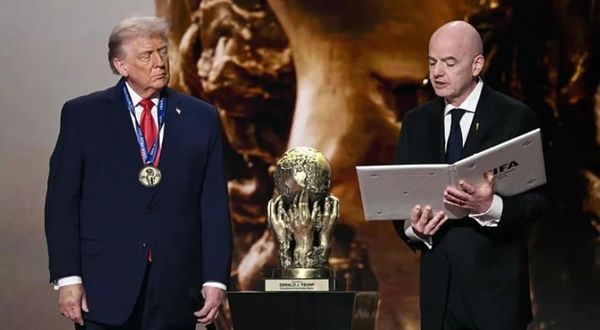 FIFA gives President Donald Trump peace prize in departure from its traditional focus on sport