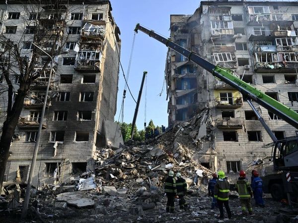 Tragedy Hits Kyiv Neighborhoods As Overnight Russian Drone And Missile Strikes Devastate Residential Buildings