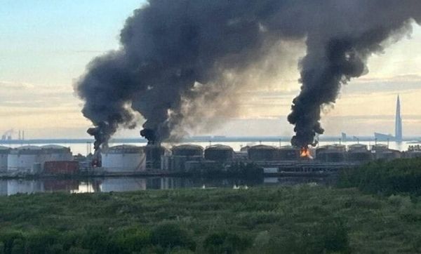 Ukrainian drones hit St. Petersburg oil terminal ahead of Putin’s economic forum