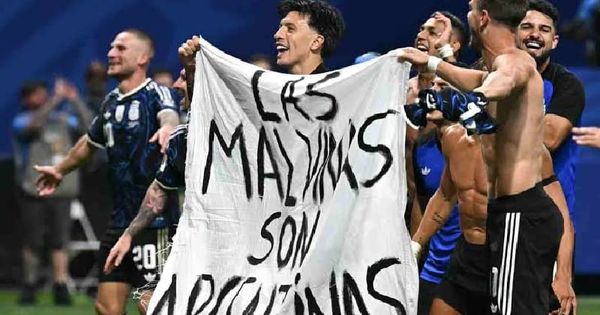UK urges FIFA to investigate Argentina over Falklands banner at World Cup