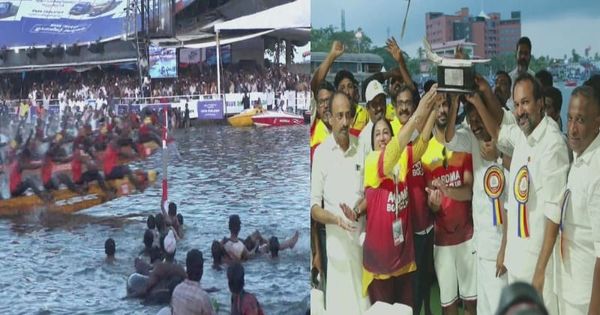 പുന്നമടയിൽ 'അരോമ' തരംഗം; കന്നിപ്പോരാട്ടത്തിൽ നെഹ്റു ട്രോഫിയിൽ മുത്തമിട്ട് അരോമ ചുണ്ടൻ