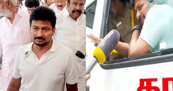 ചോദ്യം ചെയ്യല്‍ പൂര്‍ത്തിയായി; ഉദയനിധി സ്റ്റാലിനെ സ്റ്റേഷന്‍ ജാമ്യത്തില്‍ വിട്ടയച്ചു