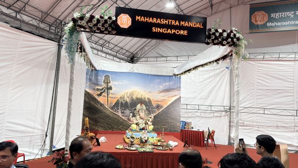 Singapore’s Farrer Park comes alive with the spirit of Ganeshotsav
