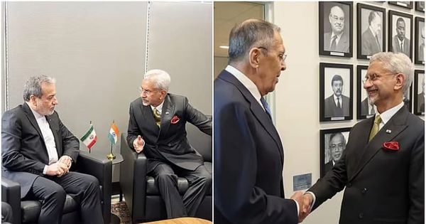 Jaishankar meets Iranian, Russian foreign ministers on UNGA margins
