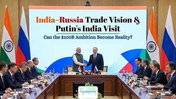 Modi, Putin direct officials to expand cooperation, target USD 100 bn trade by 2030: Envoy