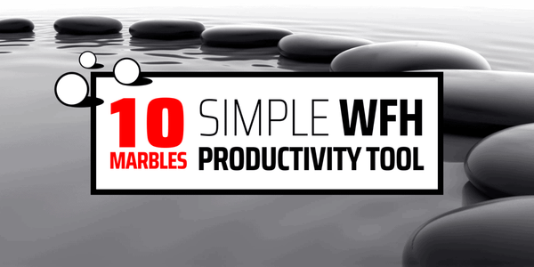 How 10 marbles became my key remote productivity tool