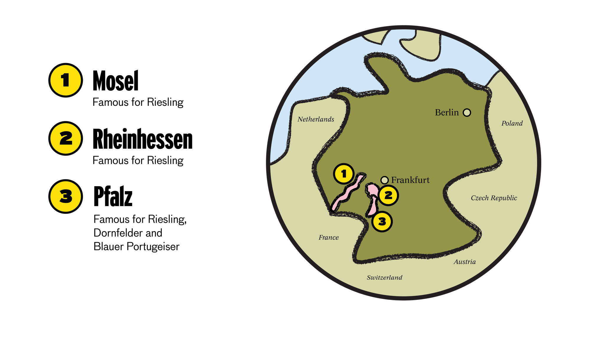 German wine regions map