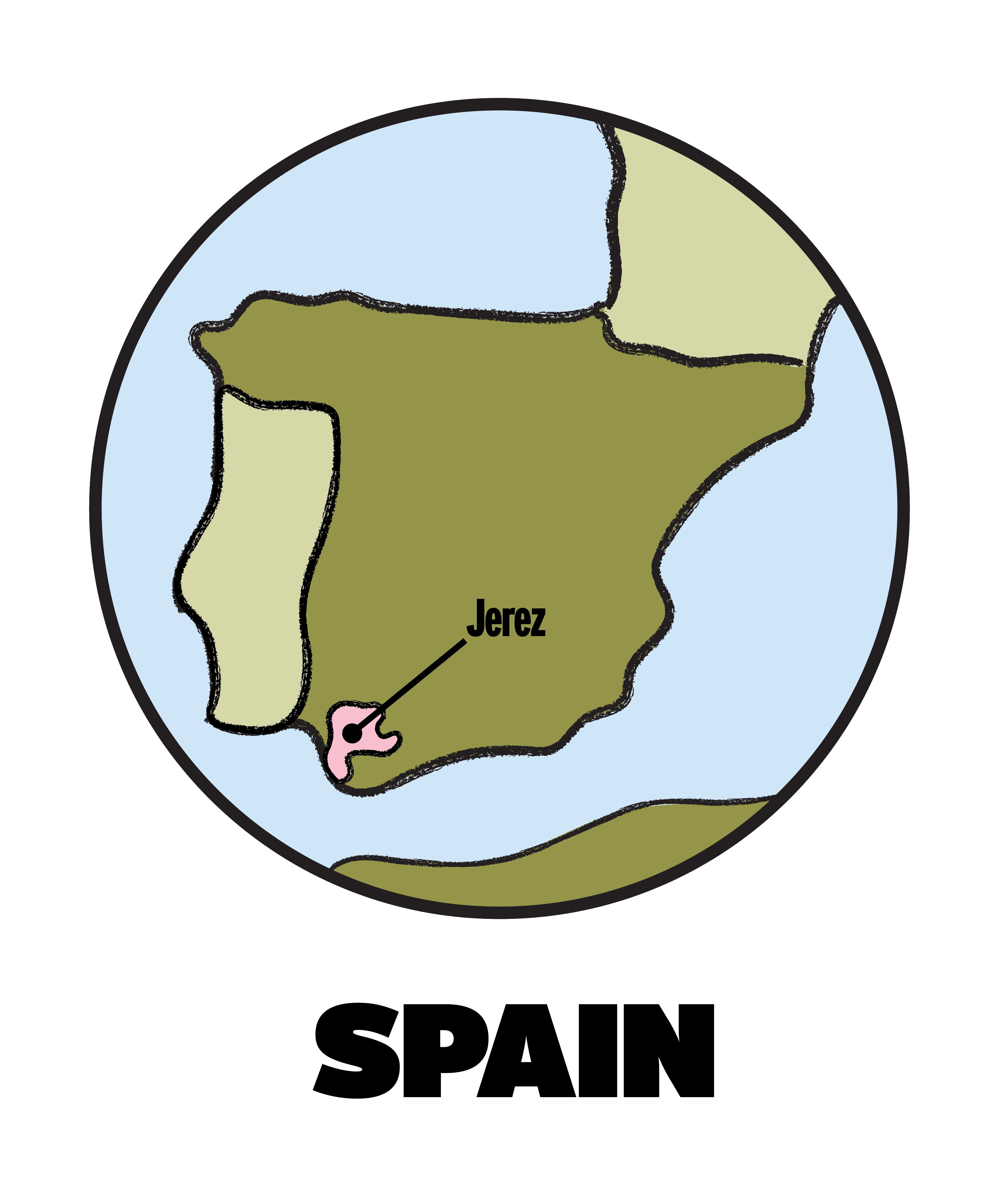 map of Spain