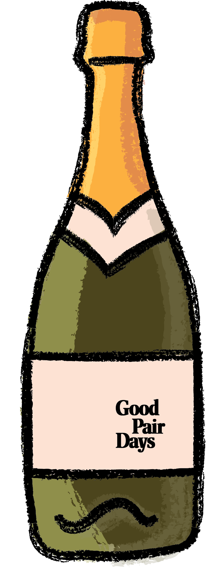 sparkling wine bottle