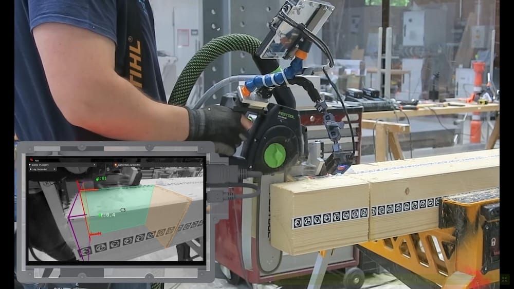 La réalité augmentée au service de la charpenterie