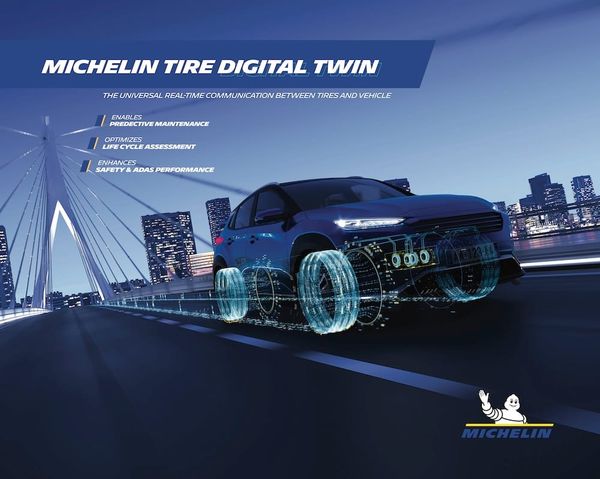 Avec le jumeau numérique universel du pneu, Michelin murmure à l’oreille des véhicules pour la sécurité de tous les automobilistes