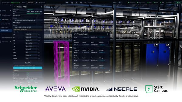 Schneider Electric, AVEVA, Nscale et Start Campus intègrent le blueprint