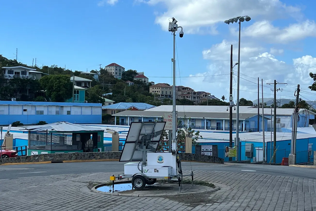 Photo of Police Surveillance System, Cruz Bay, St. John, U.S. Virgin Islands (2022)