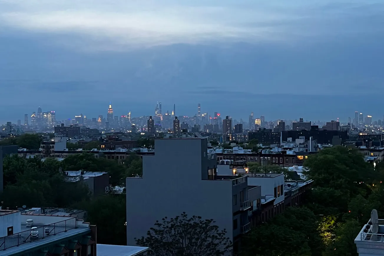 Manhattan Skyline from Crown Heights, Brooklyn, NY (2022)