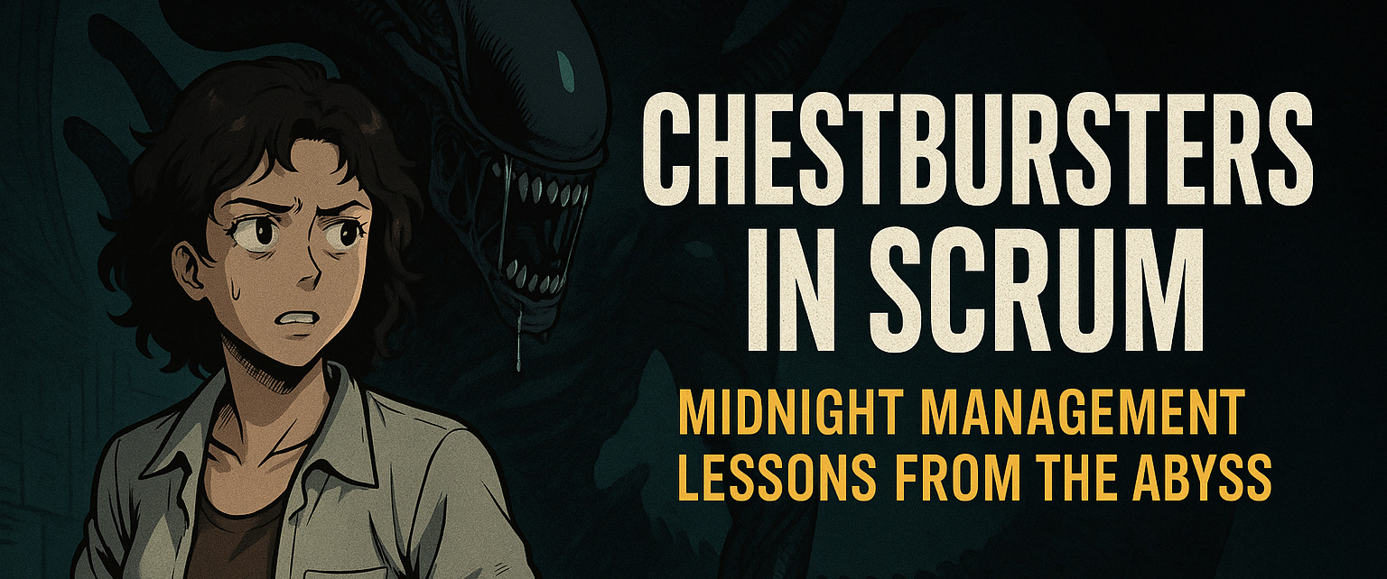Chestbursters in Scrum: Midnight Management Lesson from the Abyss