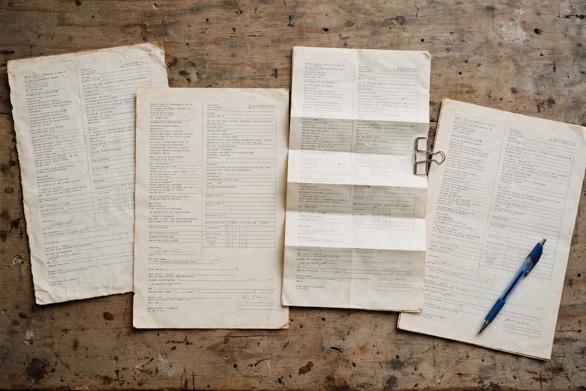 Four documents, and the will comes last