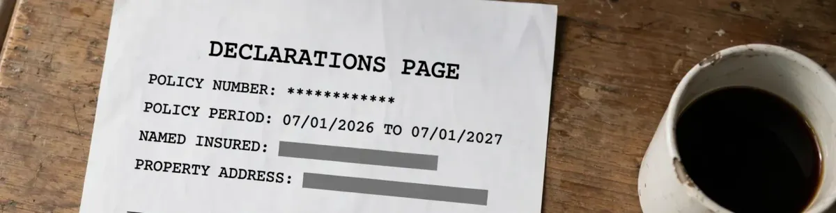 Coverage A on your declarations page