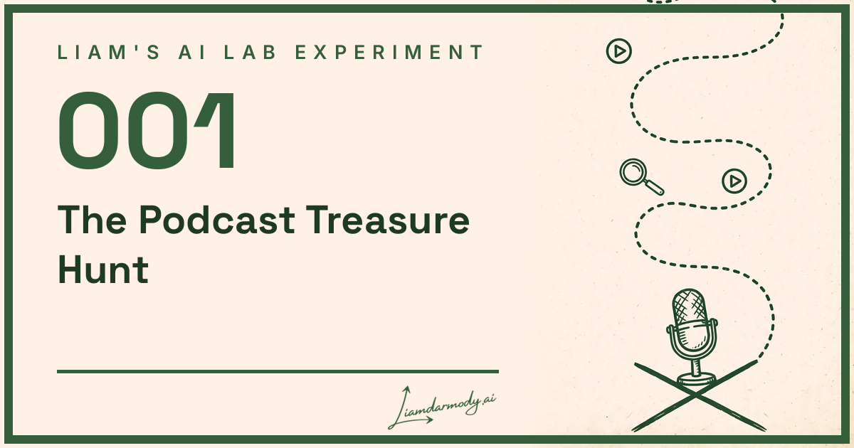 AI Experiment 001: The Podcast Treasure Hunt